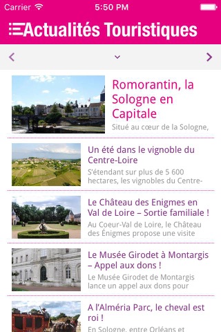 Val de Loire – Actualités, Tourisme, Loisirs, Châteaux, Gastronomie, Évènements, Sorties… screenshot 4