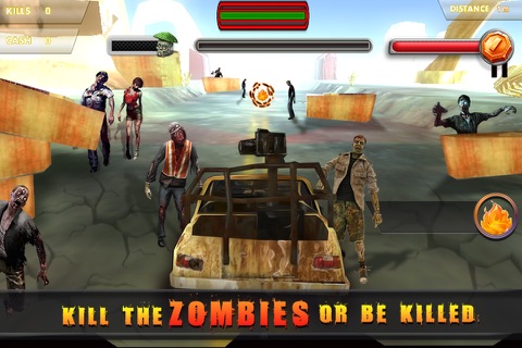 Deadly Moto Killing Zombies on Death Road - Can You Escape from Walking Dead Zombies ? screenshot 3