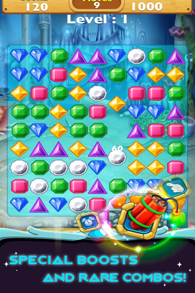 Jewel Ocean - Mania Gems screenshot 3