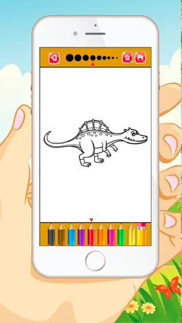 Game screenshot Динозавры Книжка-раскраска - Обучающие раскраски игры для детей и детей младшего возраста бесплатно apk