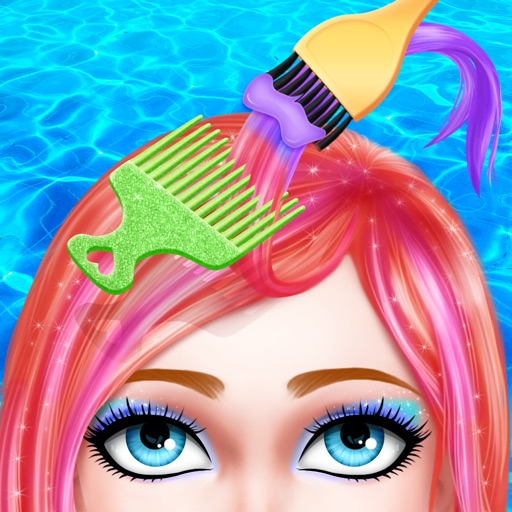 Summer Girl Hair Salon! Fashion Style Makeover Game for FREE iOS App