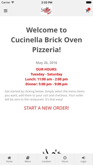 Cucinella Brick Oven Pizzeria Ordering(圖1)-速報App