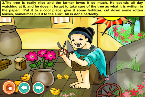 The farmer with a beloved tree (story and game for kids) screenshot 2