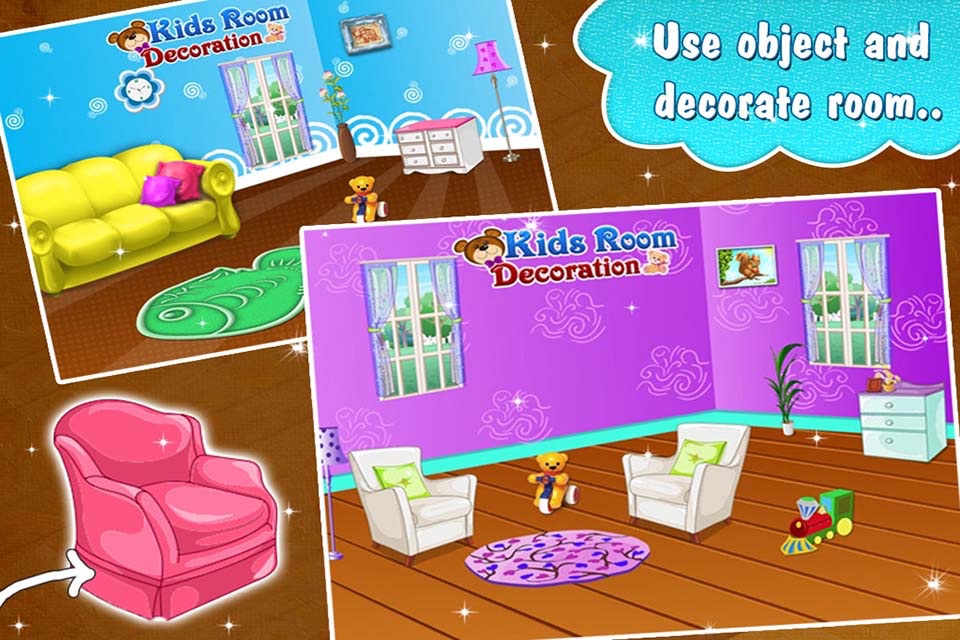 Kids Room Decoration - Game for girls, toddler and kids screenshot 2