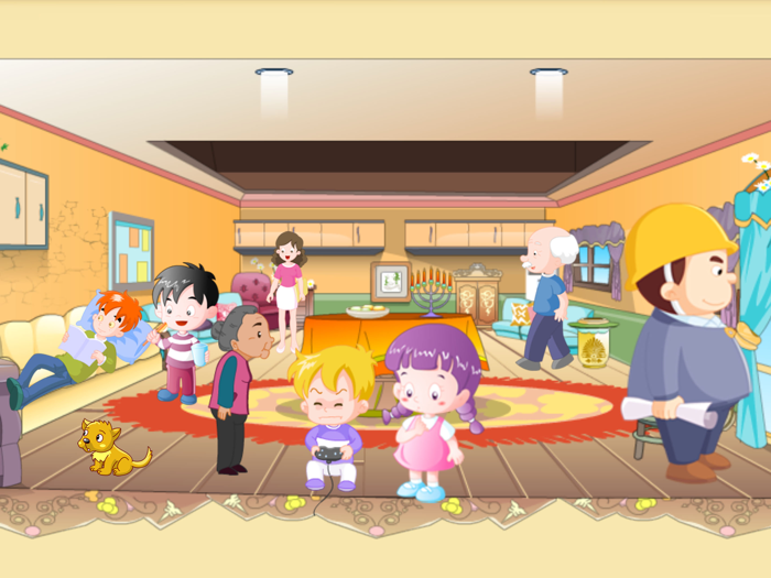 儿童宝宝—全家福快乐益智亲子大拼图