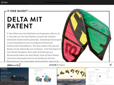 Kiteboarding Magazin Digitaledition screenshot 4