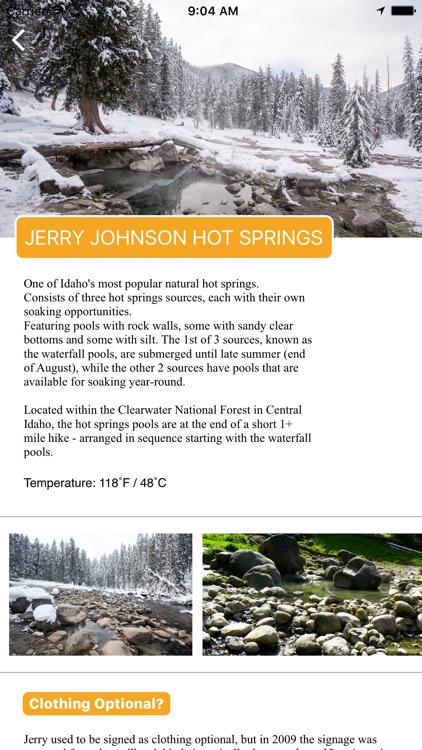 Idaho Spring - Hot Springs Soak Offline Map & Guide in Idaho screenshot-4