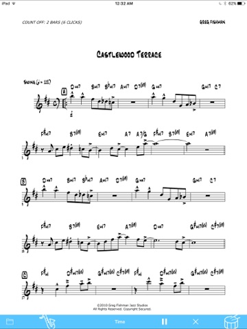 Jazz Phrasing Volume 2 for Alto Saxophone by Greg Fishman screenshot 3