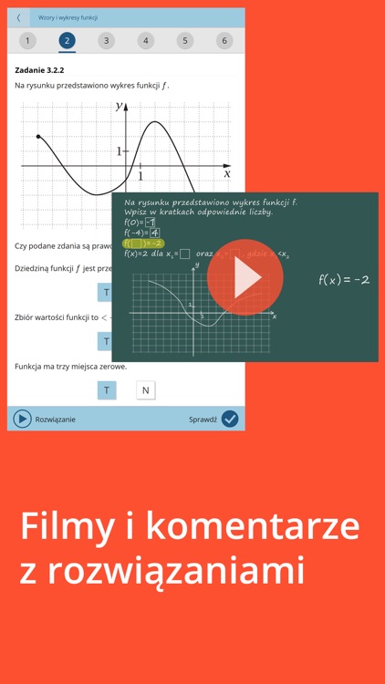 Matnau! Lite – szybkie powtórki przed klasówkami z matematyki dla liceum i technikum, filmy z rozwiązaniami i zadania sprawdzające