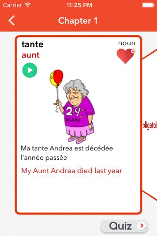 Vocabulario en Francés - Ejercicios de vocabulario FREE screenshot 3