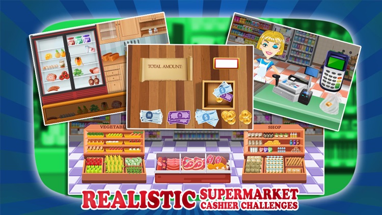 Supermarket Cashier – Manage cash register in this simulator game for kids