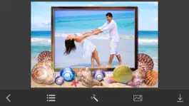 Game screenshot HoneyMoon Beach Photo Frames - Decorate your moments with elegant photo frames apk