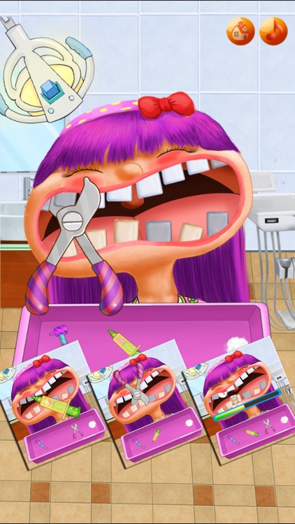 Cute Dentist @ Little Doctor Nose Office:Fun Baby Hair Salon and Spa Kids Teeth Games For Girl.