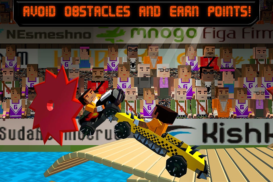 Pixel Car Fighting Arena 3D screenshot 3