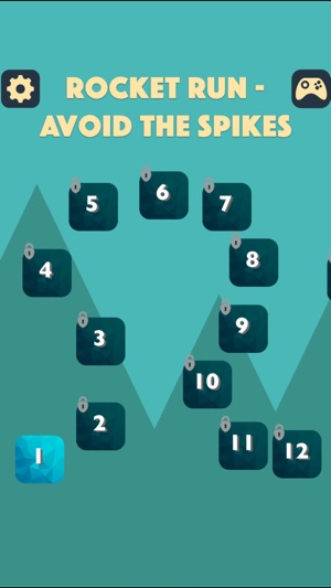 Rocket Run - Avoid the Spikes