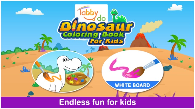 Tabbydo Dino Colorbook Free : Explore the dinosaur coloring (圖1)-速報App