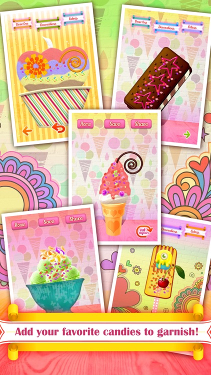 Ice Cream Yogurt Maker! Make Homemade Frozen Food Treats. Swirl, Decorate, Serve and Eat. screenshot-3