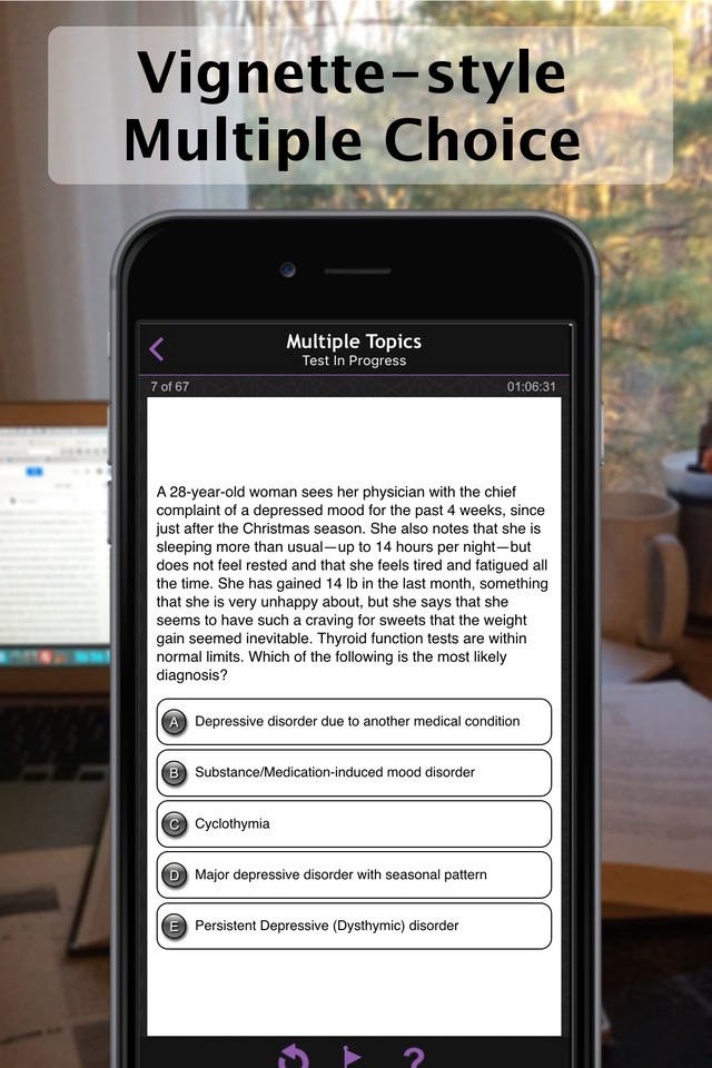 PreTest Psychiatry Self-Assessment and Review screenshot 2