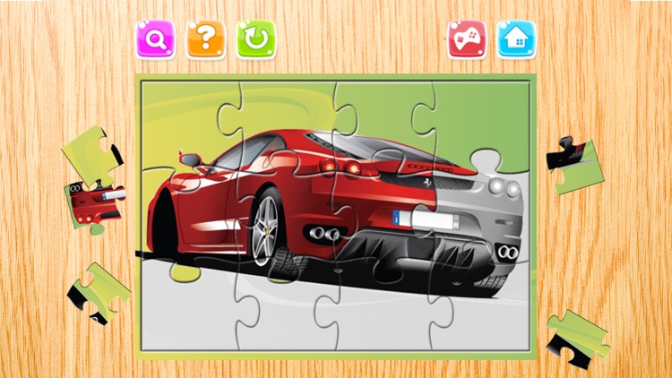 Vehicle Puzzle Game Free - Super Car Jigsaw Puzzles for Kids and Toddler screenshot-3