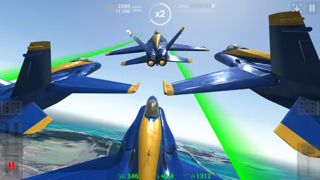 Blue Angels: Aerobatic Flight Simulator, game for IOS