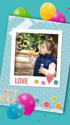 Happy Birthday photo frames – create birthday greeting cards(圖4)-速報App