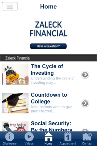 Zaleck Financial screenshot 2