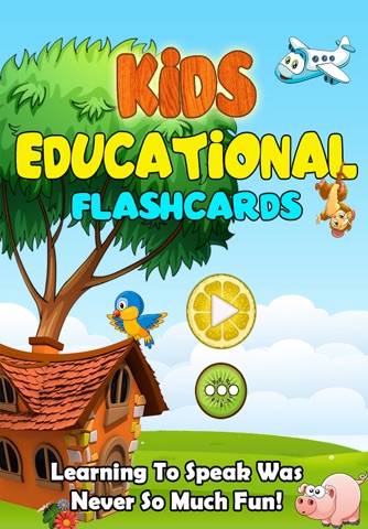 Kids Educational Flashcards - Free Flashcards For Babies To Learn First Words With Sounds screenshot 2