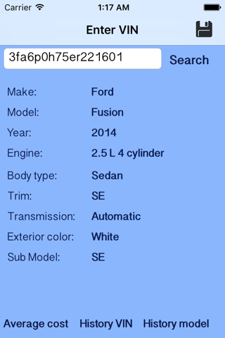 VIN Database Lite screenshot 4