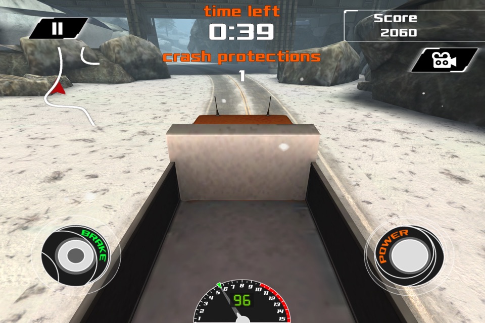 3D Snow Plow Racing- Extreme Off-Road Winter Race Simulator Free Version screenshot 3