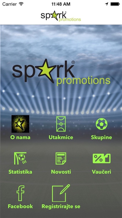 Spark Promotions Nogomet App