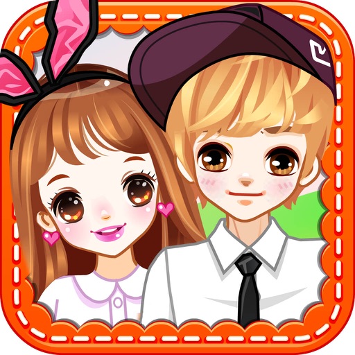 甜甜圈爱恋 - 情侣化妆打扮沙龙，女孩子爱玩的小游戏免费 icon