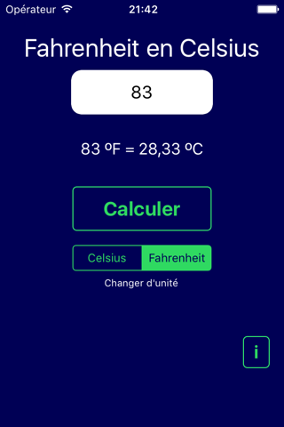 Degrees - Convert Celsius & Fahrenheit screenshot 2