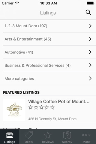 Mount Dora Directory screenshot 2