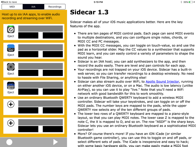 Sidecar MIDI Controller(圖1)-速報App