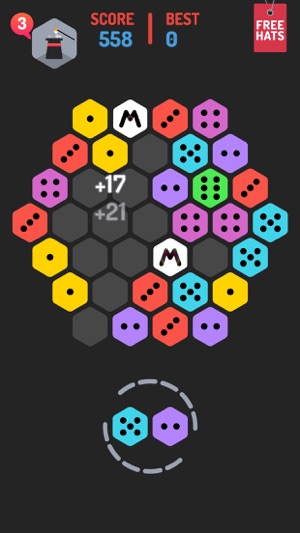 Hexagon Merge - Classic Blocks Bricks Jewel Fit Puzzle 10/10(圖2)-速報App