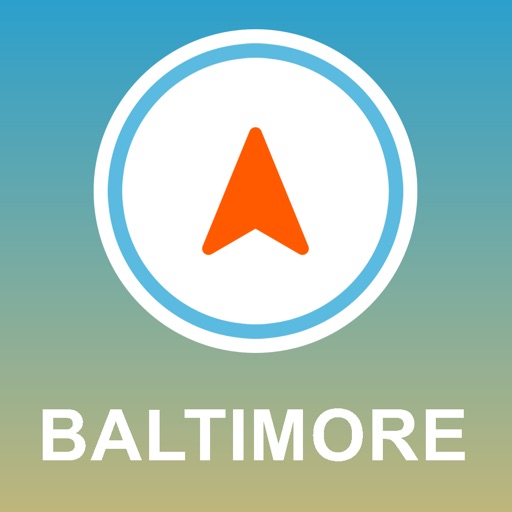 Baltimore, MD GPS - Offline Car Navigation icon