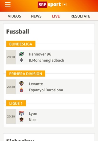 SRF Sport - Live Sport screenshot 3