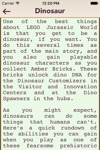 SK's Guide for Lego Jurassic World screenshot 3