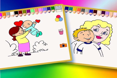 可以涂鸦和涂色的专用画画板儿App - 教育童画图游戏 screenshot 2