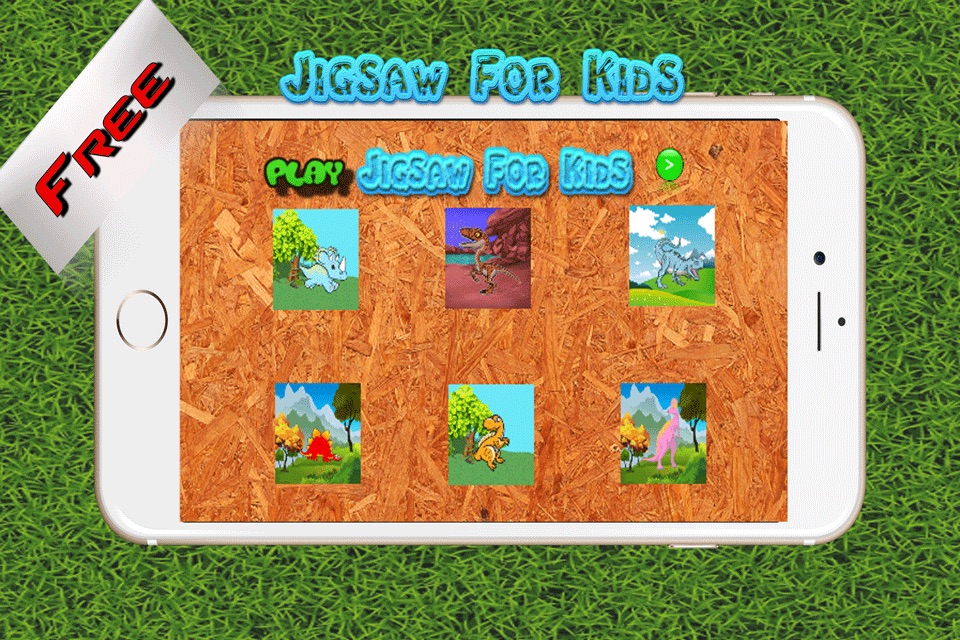 Dinosaur Jigsaw Puzzle Kids - Puzzles Games Education Learning Free For Toddler and Preschool screenshot 2