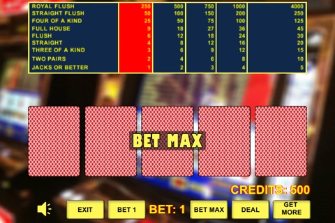 Video Poker : Jacks Or Better screenshot 3