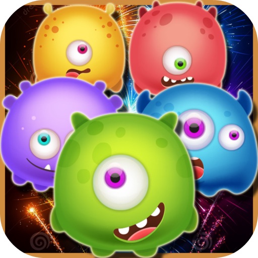 Sweet Monsters Fruit: Line Pop World icon