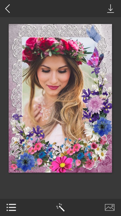 Love Flower Photo Frame - Photo frame editor screenshot-3