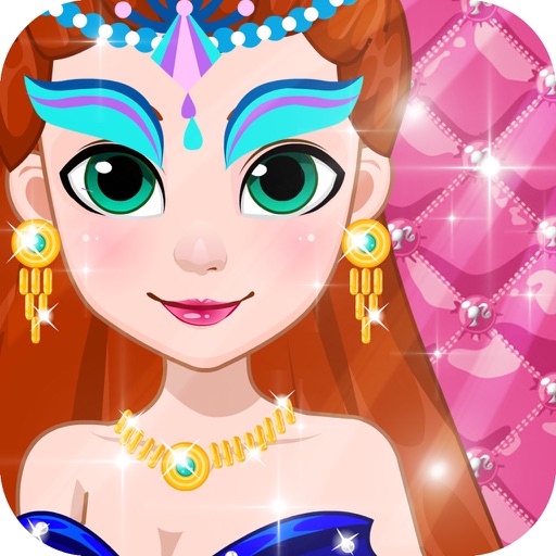 Mermaid Face Painting - Little princess prom salon, free beauty girls Dress Makeup Game