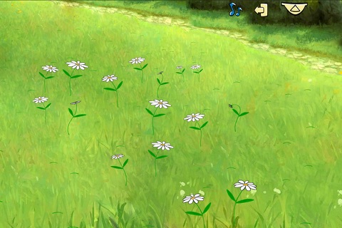 Релакс бесплатная отдых игра,вместо лопающихся шариков растущие цветы и прыгающие лягушки,звуки леса и природы. screenshot 2