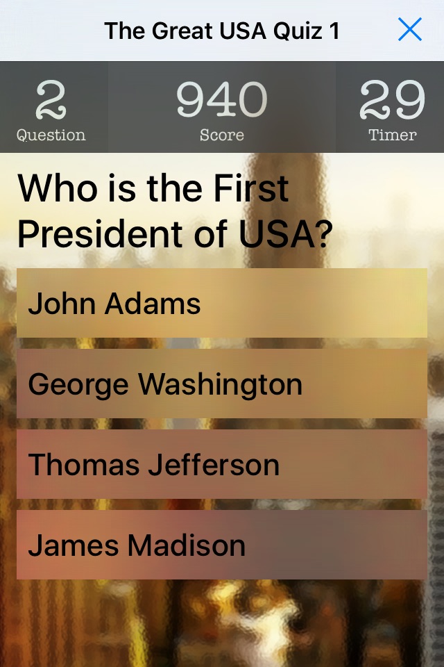 The Great USA Quiz screenshot 3