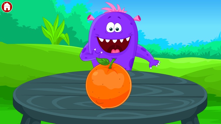 Chomping Monsters - Fruits Puzzles Games For Kids