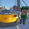 Players drive a vehicle on closed-traffic roads without crushing pedestrians and constructions