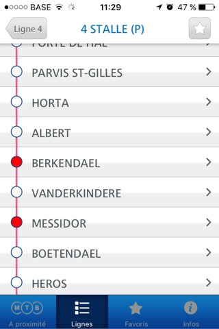 STIB mobile screenshot 2