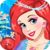 芭比公主化妆美人鱼公主新发型 - 小公主的舞会沙龙女孩免费美容换装化妆游戏